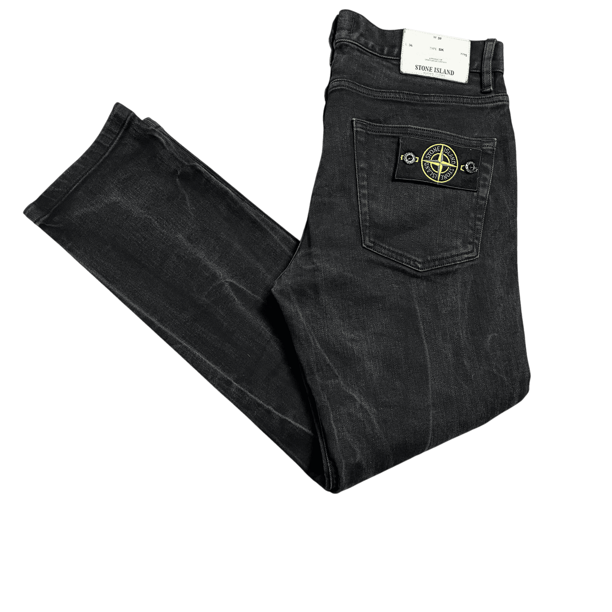 Black Stone Island Jeans - 34 X 32