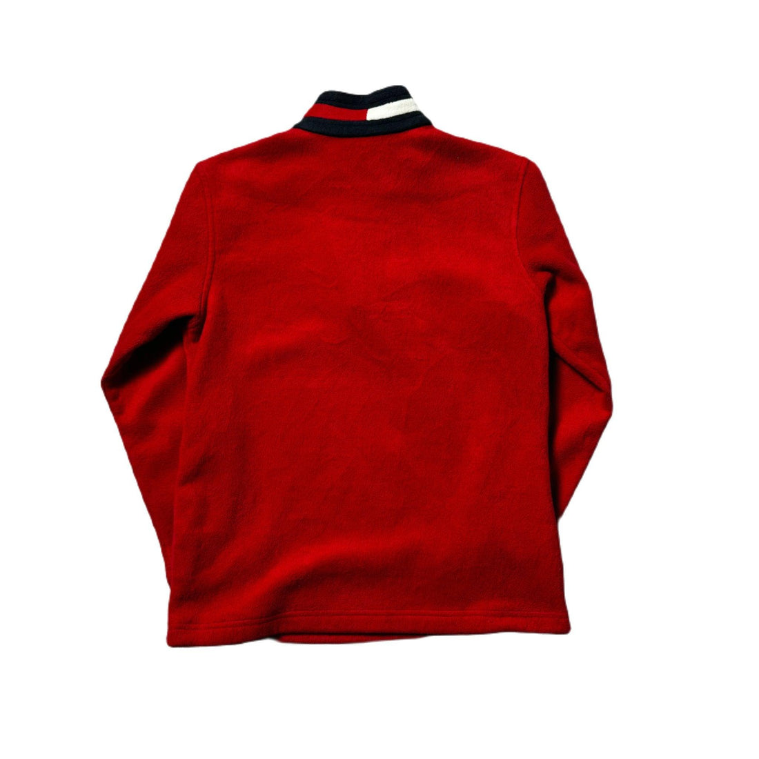 Vintage Red Tommy Hilfiger 1/4 Zip Fleece - L