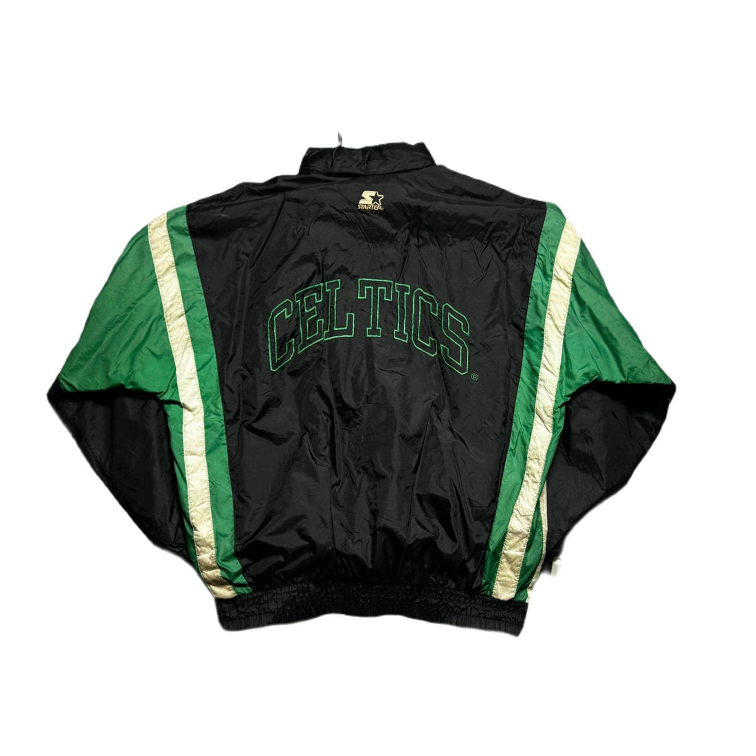 Vintage Black Boston Celtics NBA Jacket - L