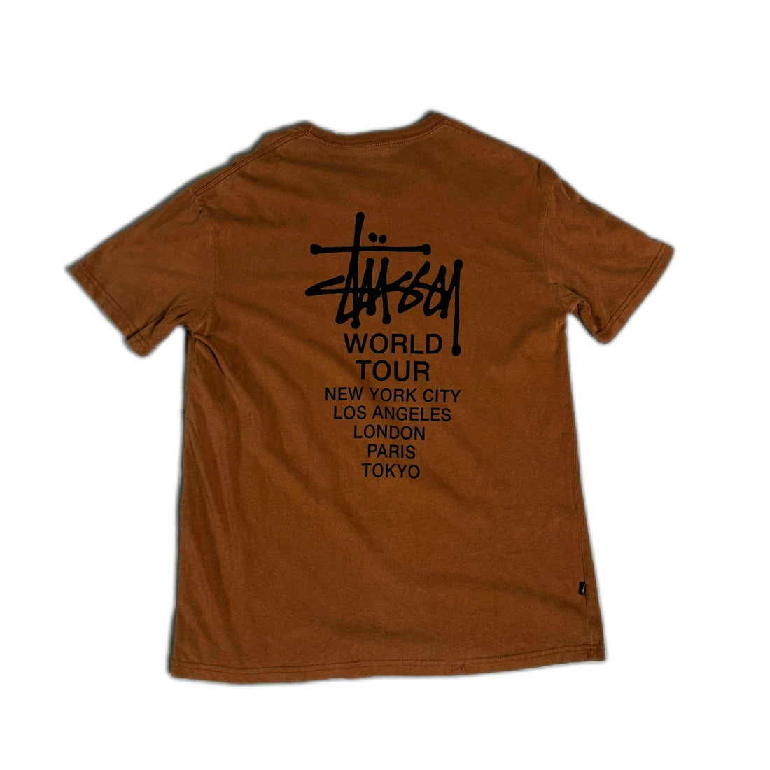 Brown Stussy Tee - M