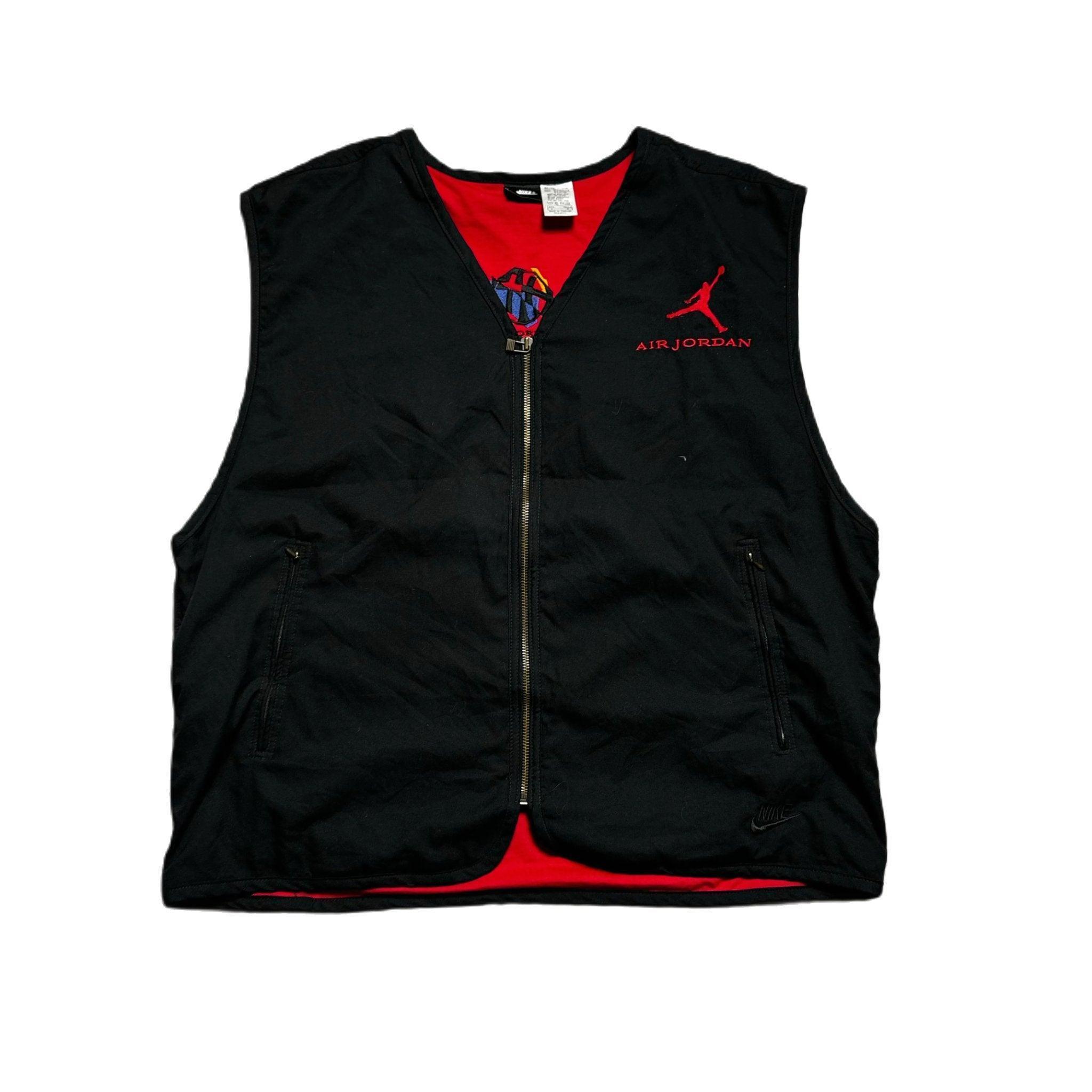 Vintage 90s Black Nike x Jordan Vest - L