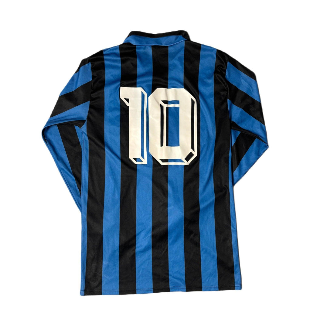 1988 - 98 Inter Milan Long Sleeve Home Shirt - L