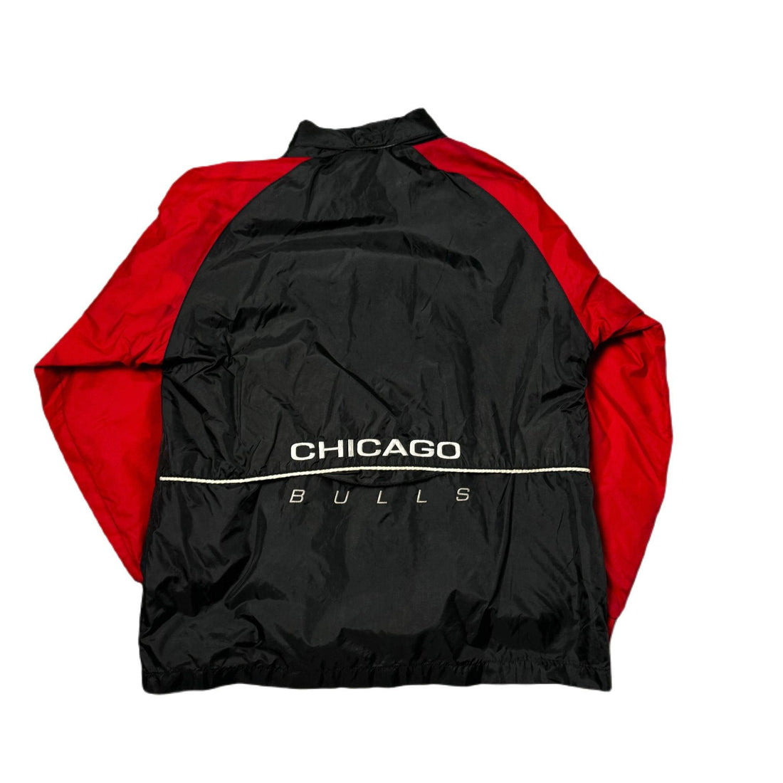 Vintage Black + Red Chicago Bulls Jacket - L