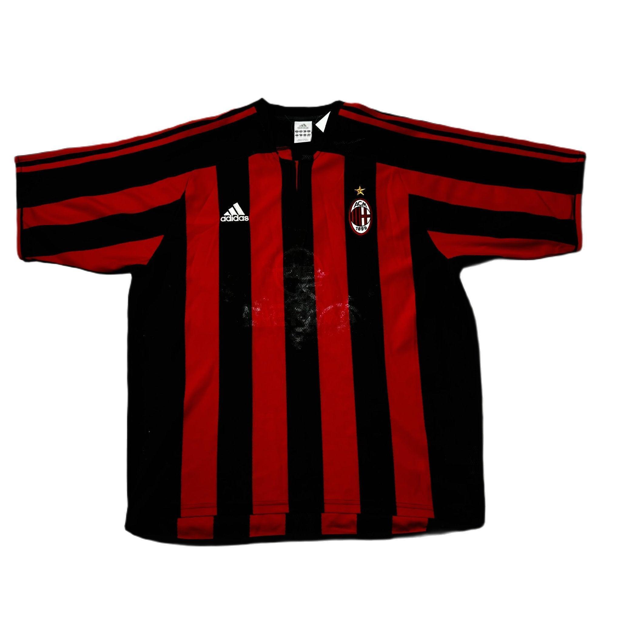 2003 - 04 AC Milan Home 'Inzaghi' Shirt - XL