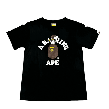 Black A Bathing Ape (BAPE) x Snoopy Tee - L