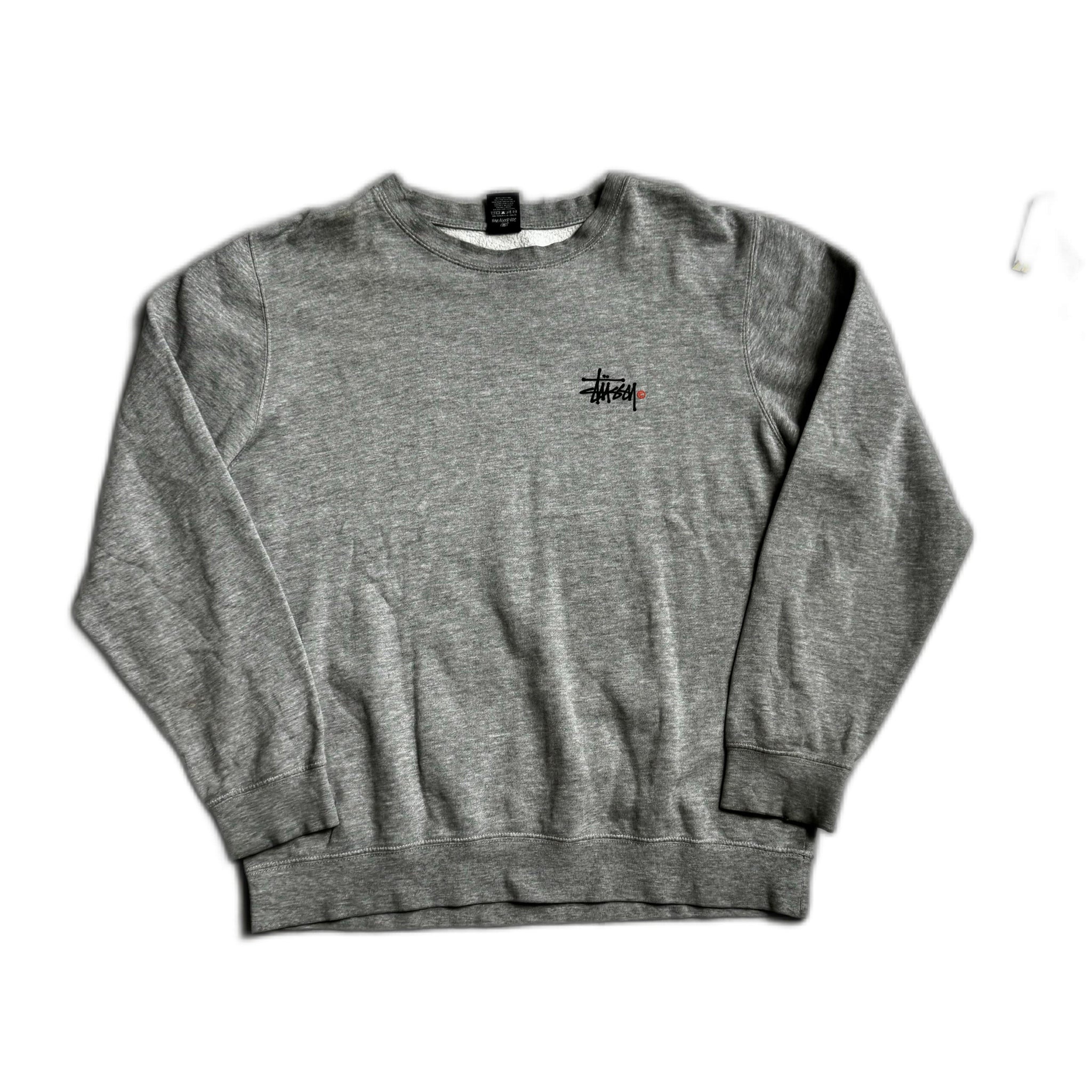 Grey Stussy Sweatshirt - L