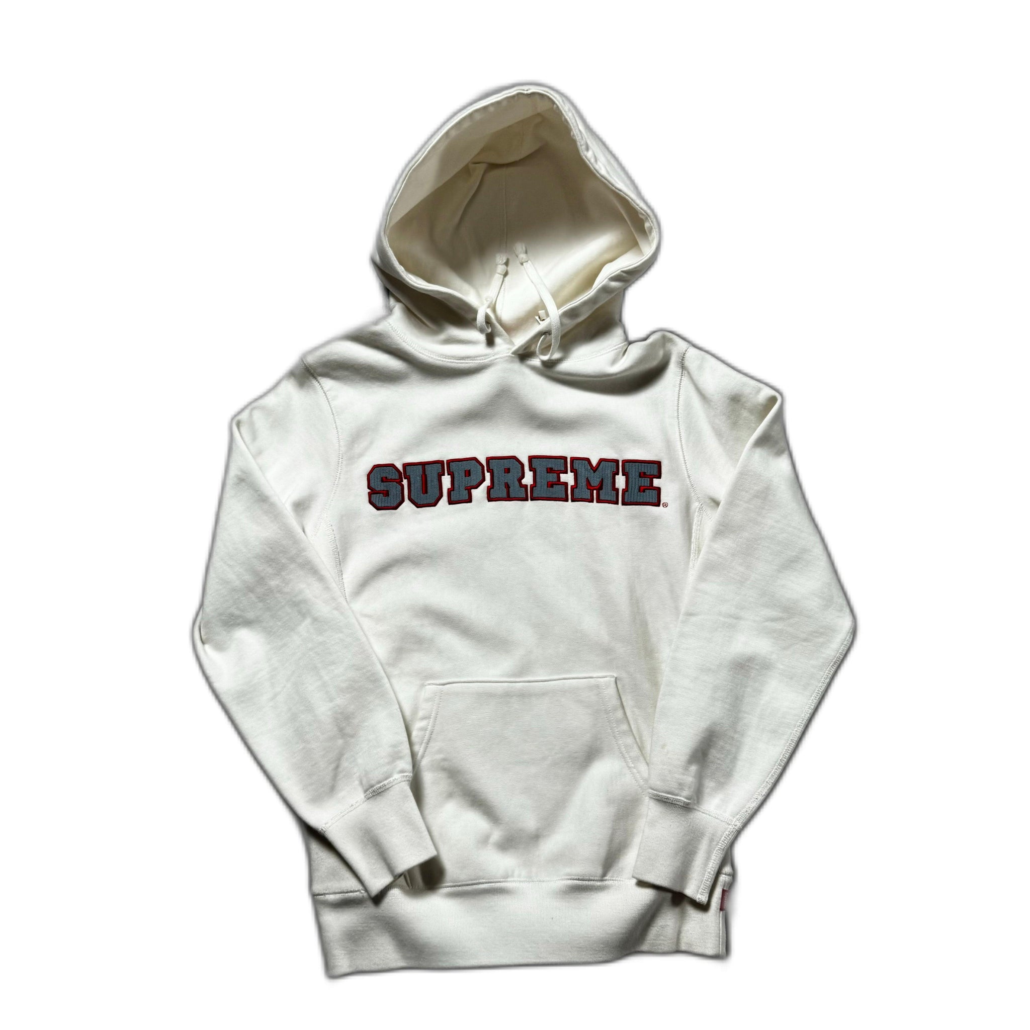 White Supreme Hoodie - S