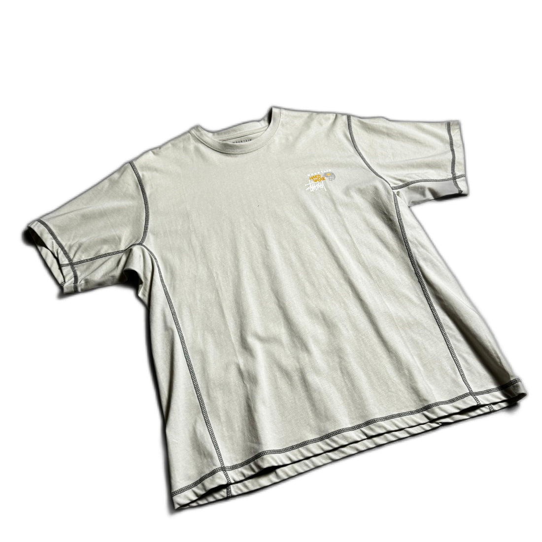 Cream Stussy x Mountain Hardware Tee - S