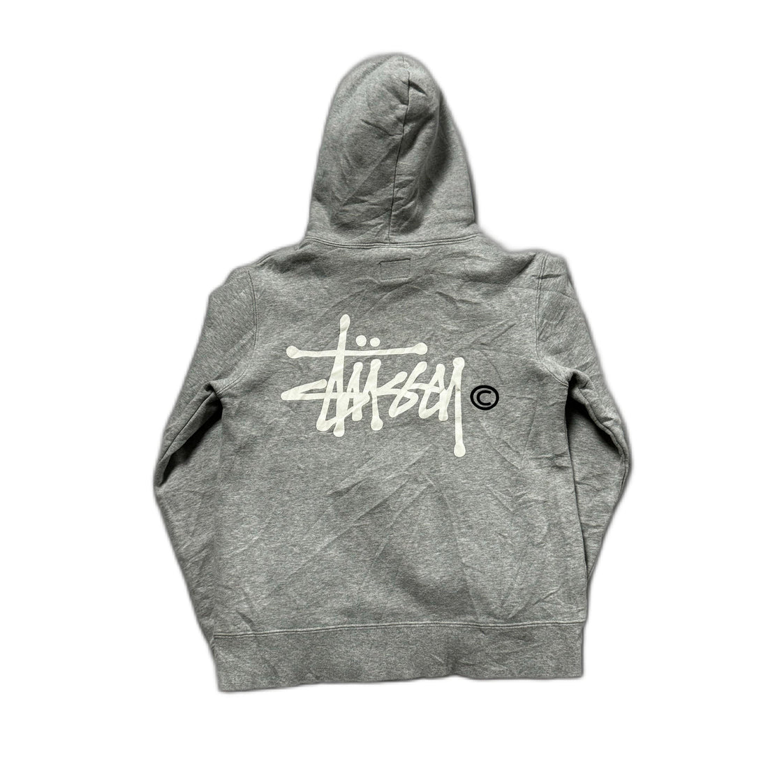 Grey Stussy Hoodie - S