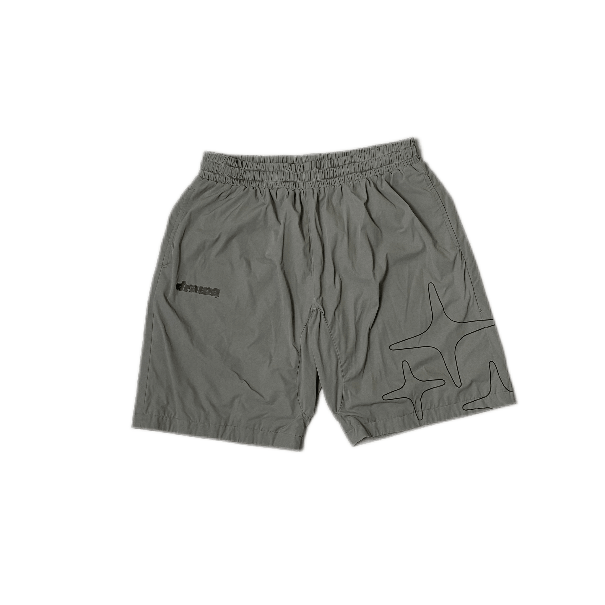 Grey Drama Call Shorts - L