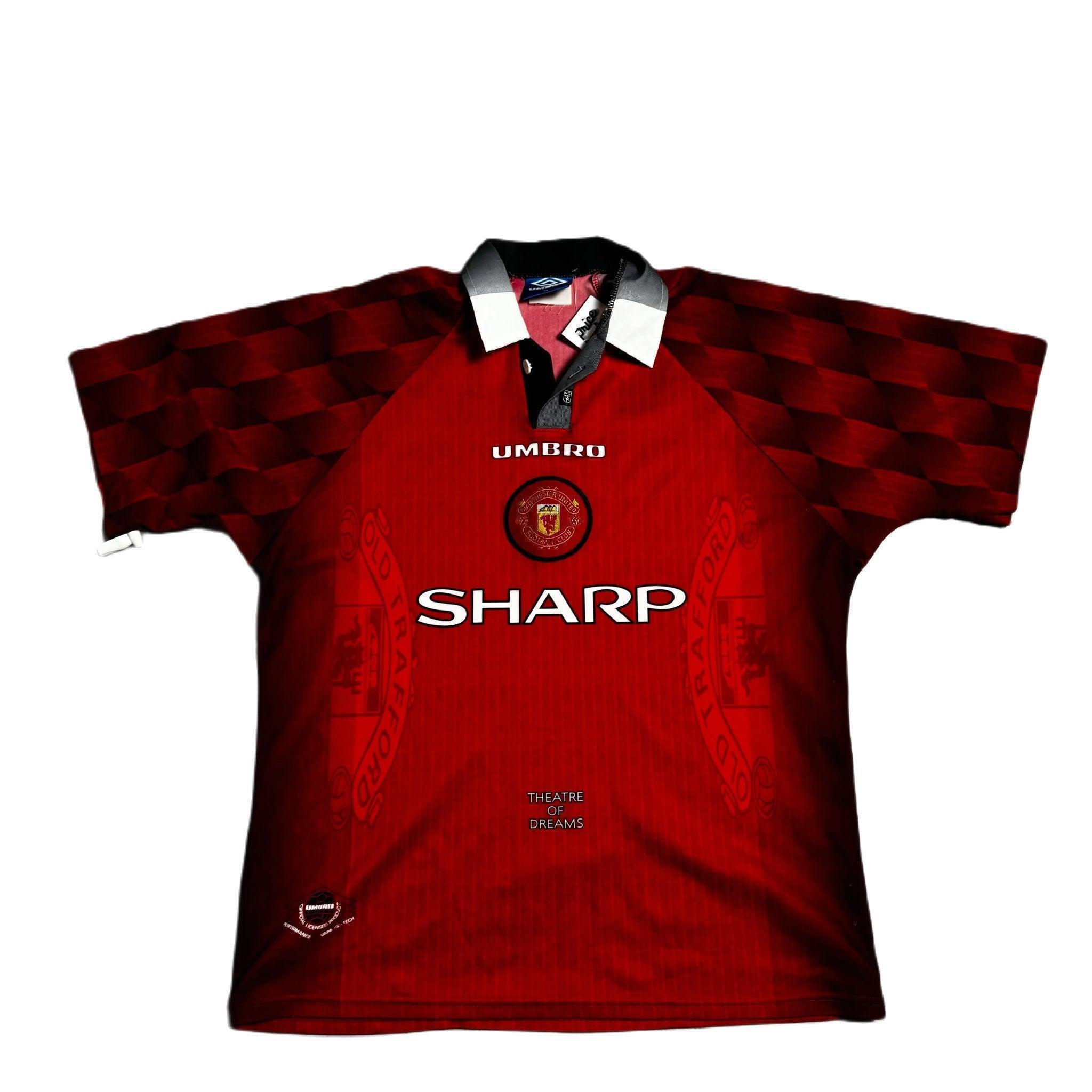 1996 - 98 Manchester United Home Shirt - XL