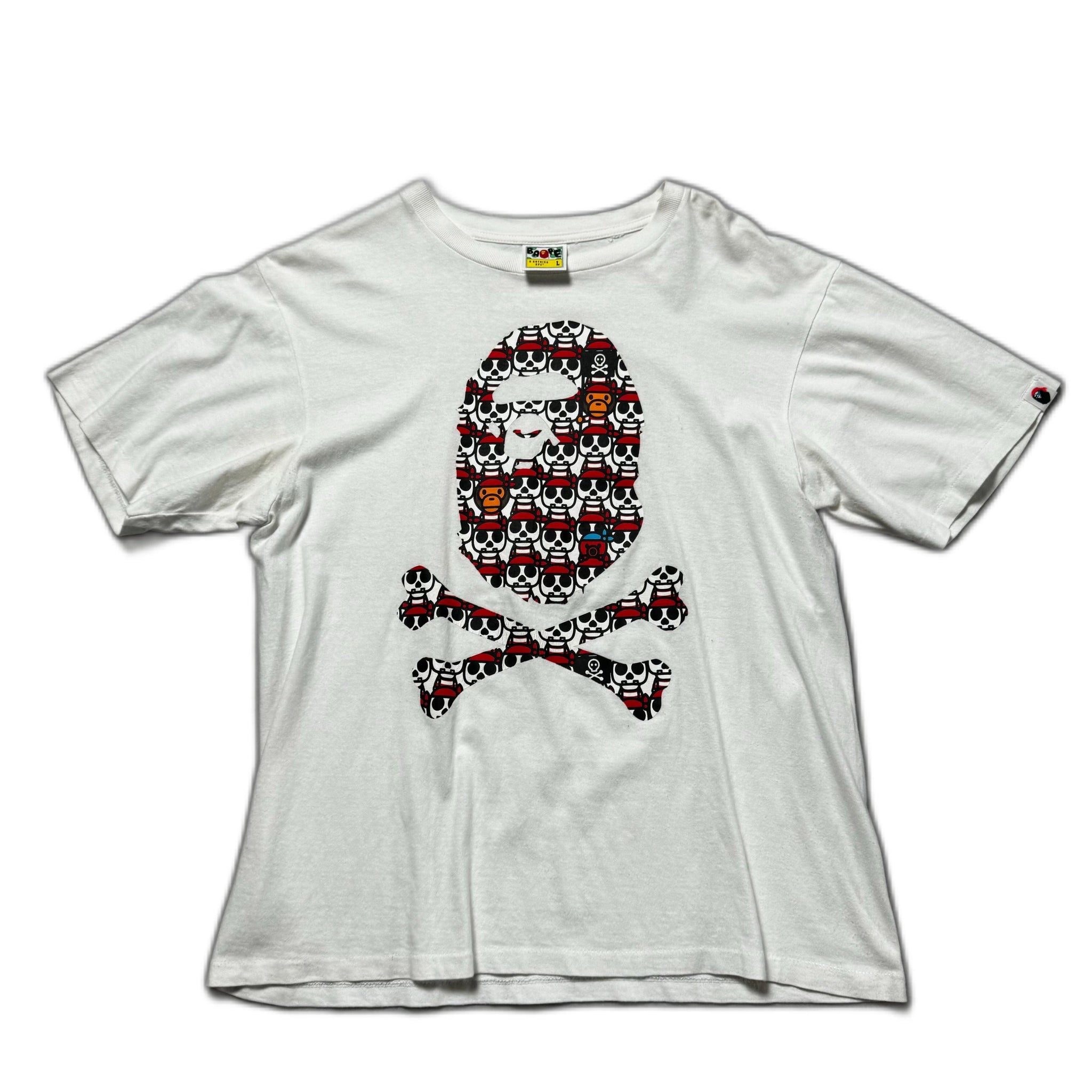 White A Bathing Ape (BAPE) Tee - L