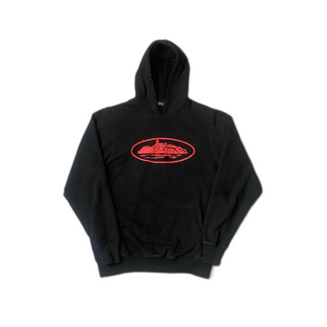 Black Corteiz Hoodie - L