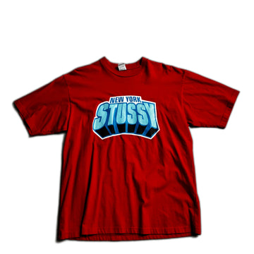 Red Stussy Tee - L