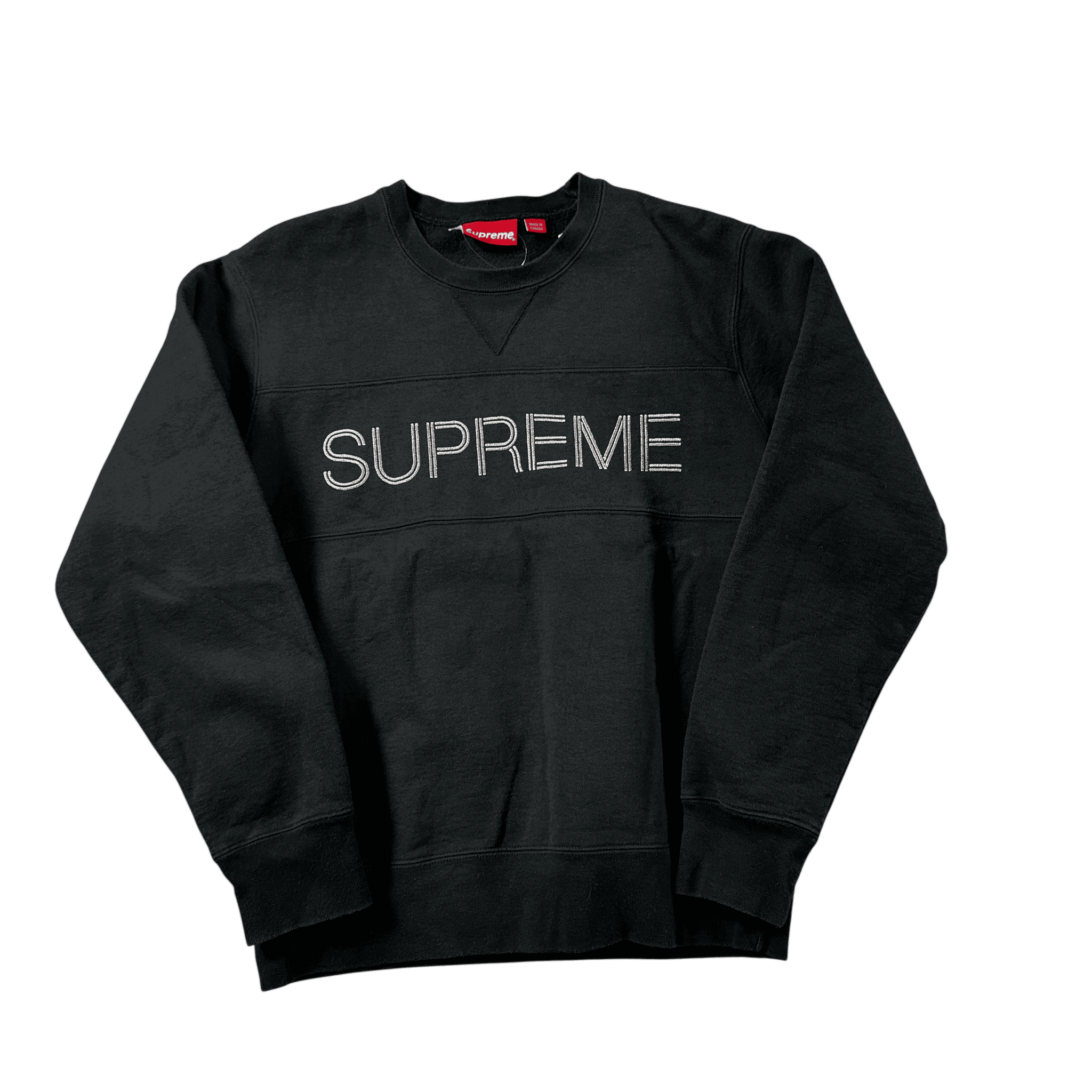 Black Supreme Sweatshirt - M