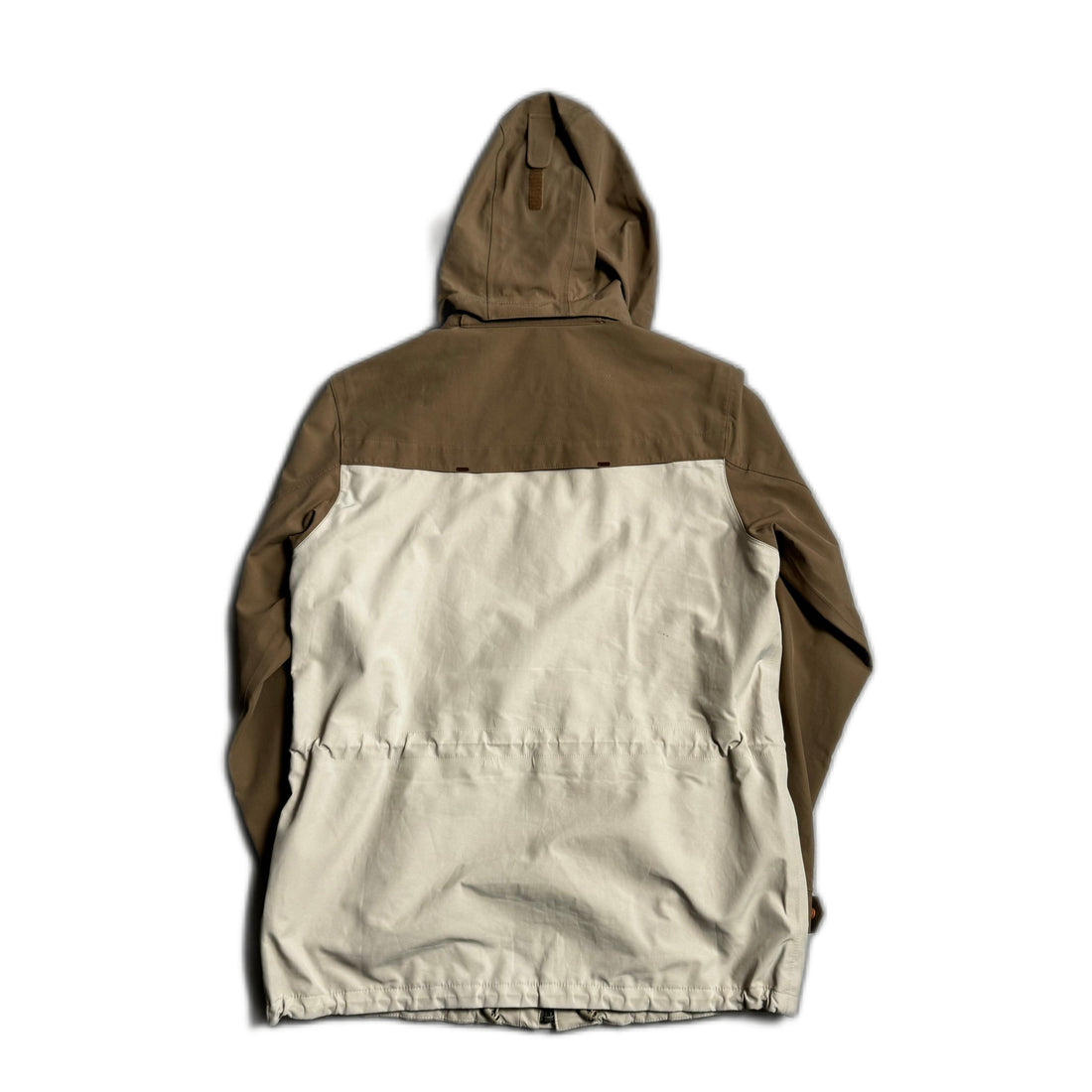 Brown + Beige Montbell Waterproof Jacket - M