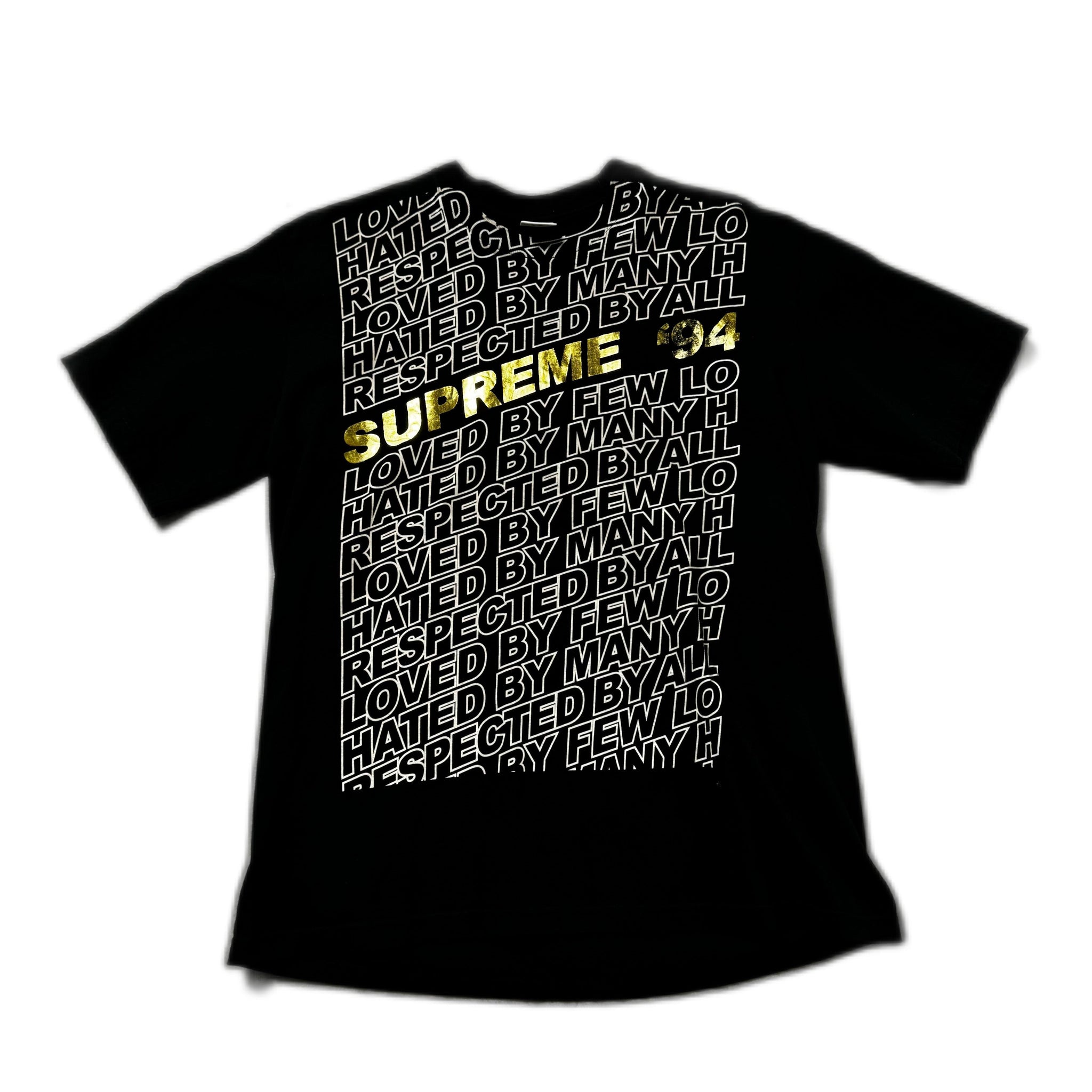 Black Supreme Tee - M