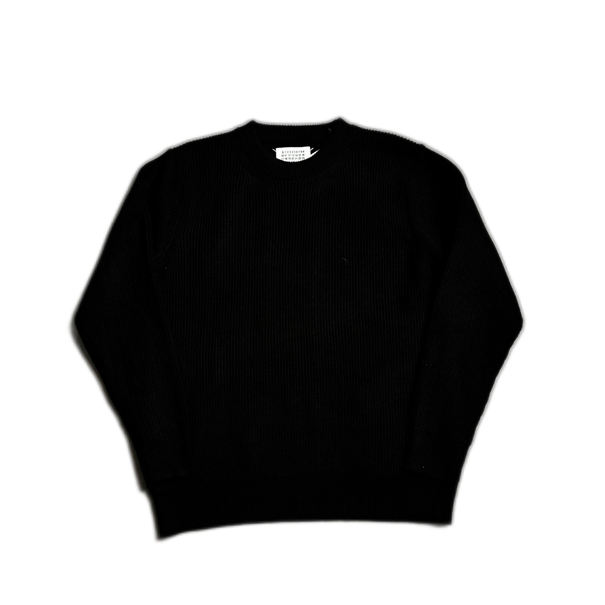 Black Maison Margiela Knitted Sweatshirt - M