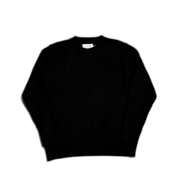 Black Maison Margiela Knitted Sweatshirt - M