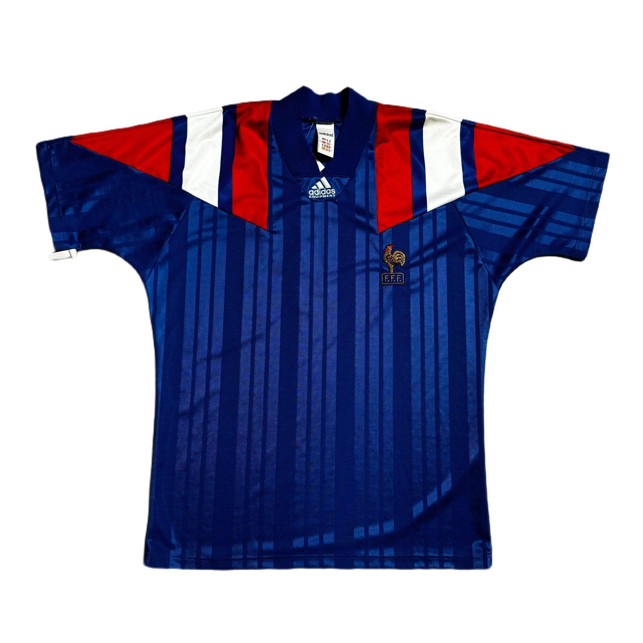 1992 - 94 France Home Shirt - L