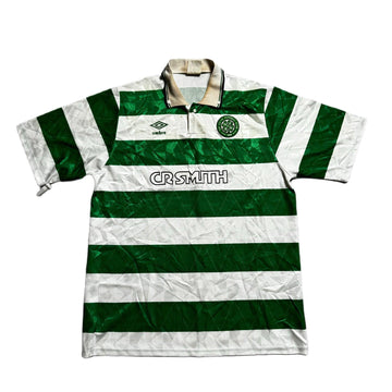 1989 - 91 Celtic Home Shirt - XL