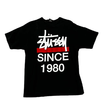 Black Stussy Tee - L