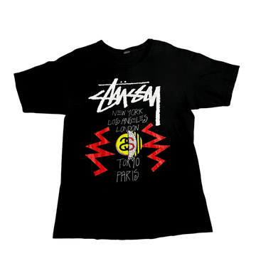 Black Stussy Tee - L