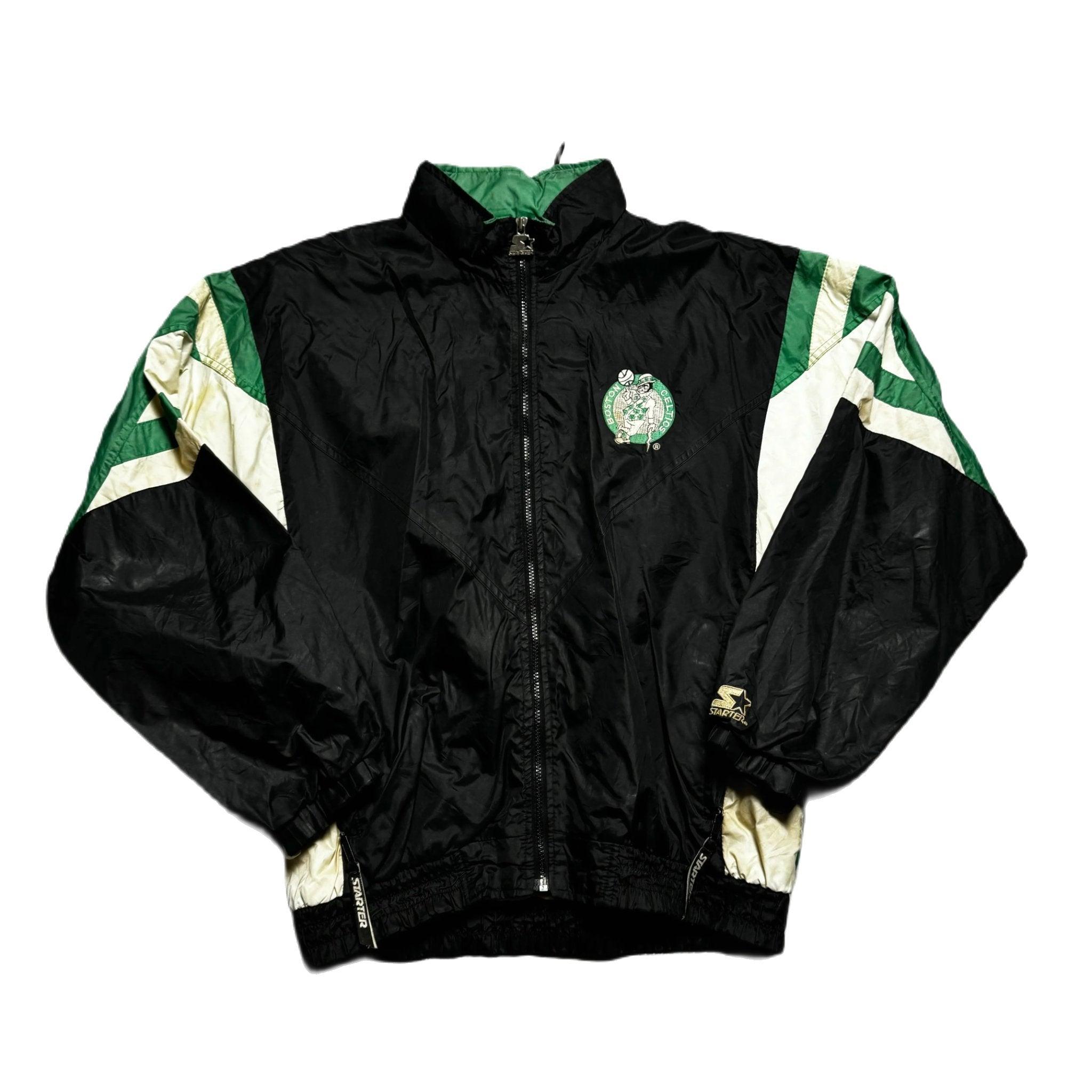 Vintage Black Boston Celtics NBA Jacket - L