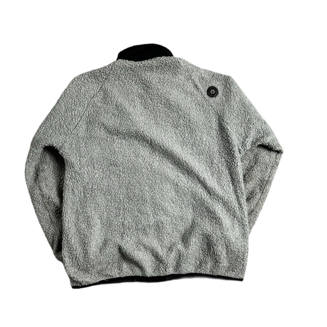 Vintage Grey + Black Oakley Full Zip Fleece - XL