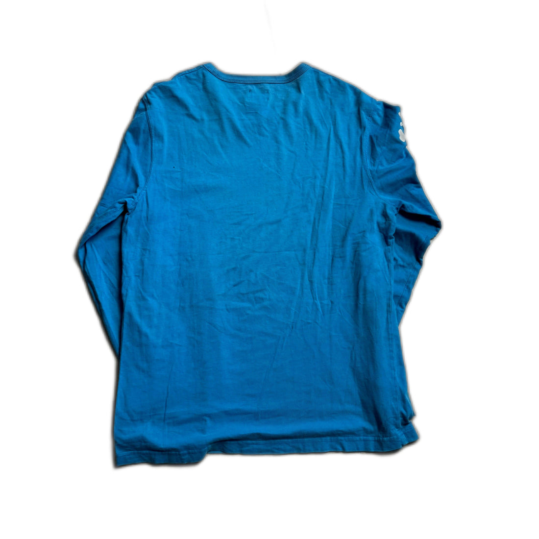 Blue Stussy Long Sleeve Tee - L