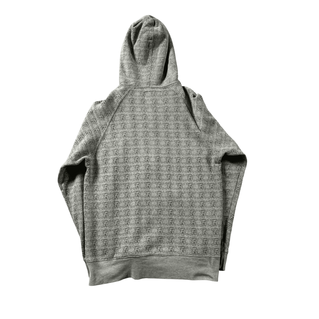 Grey Stussy Full Zip Hoodie - L