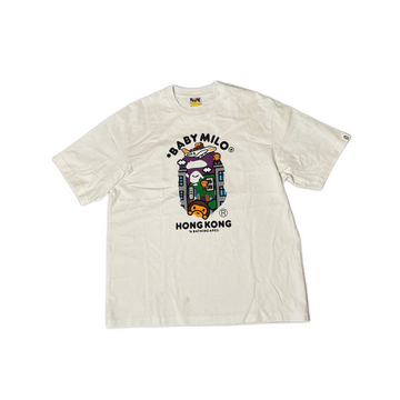 White A Bathing Ape (BAPE) Tee - L