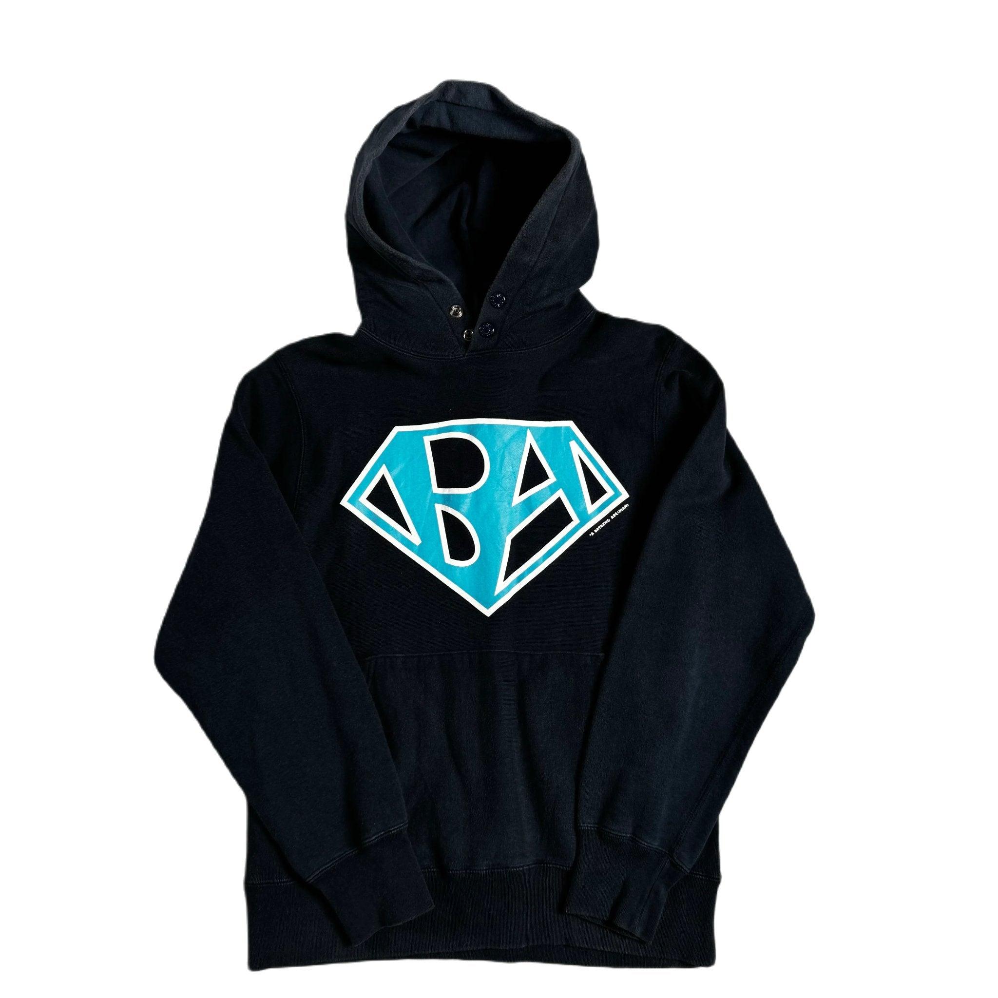 Navy Blue A Bathing Ape (BAPE) Hoodie - XS