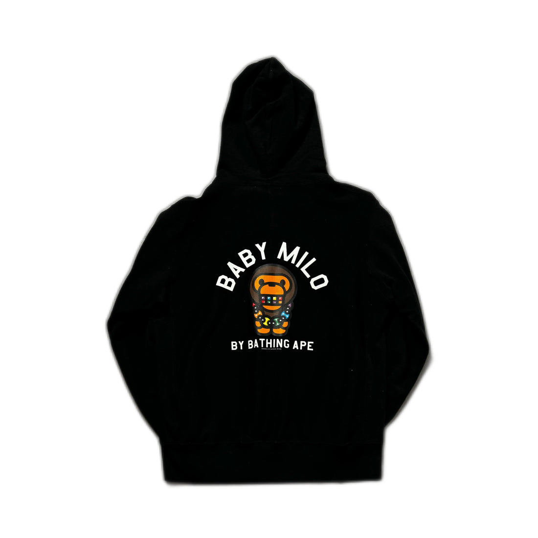 Black A Bathing Ape (BAPE) Zip Up Hoodie - S