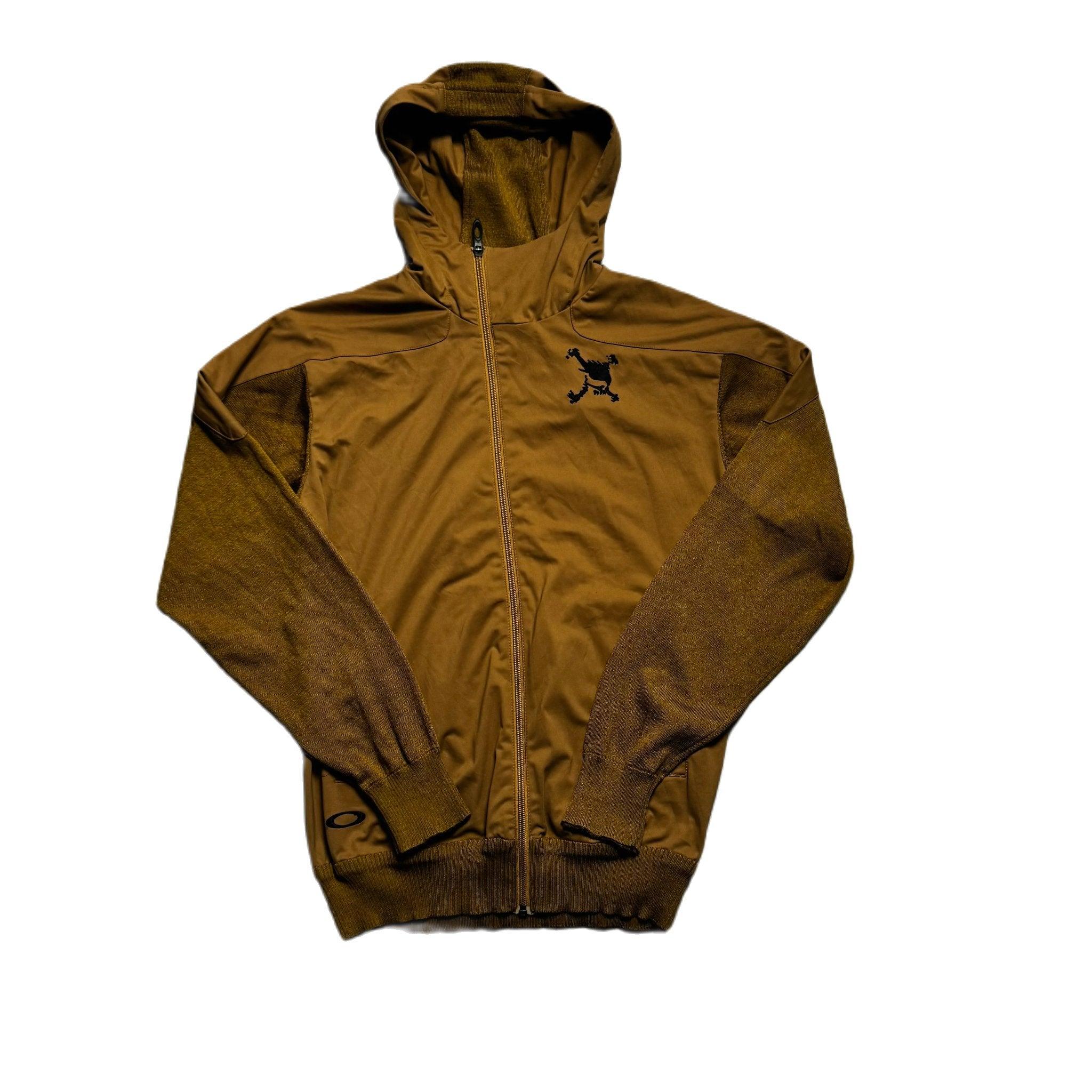 Brown Oakley Full Zip Hoodie - L