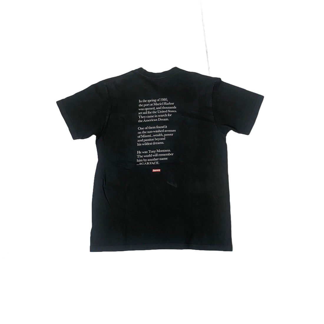 Black Supreme x Scarface Tee - M