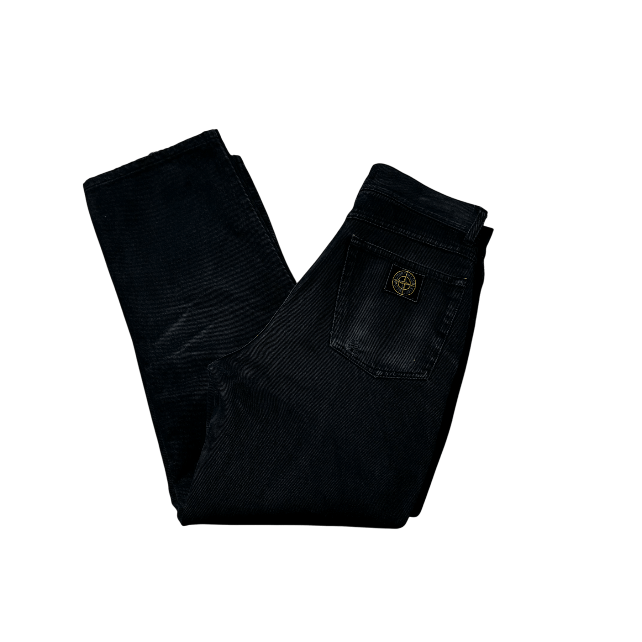 Vintage Black Stone Island Jeans - 44