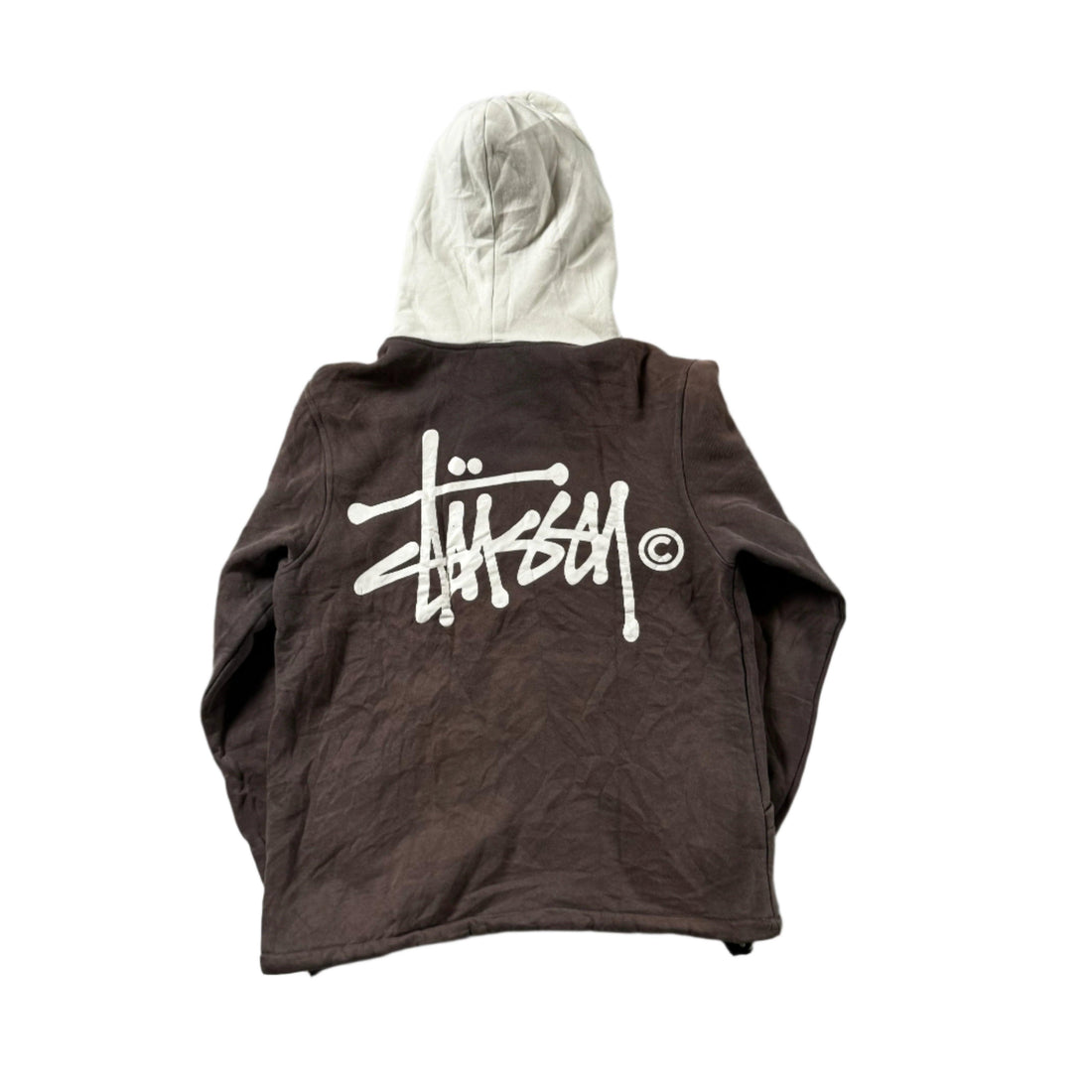 Brown Stussy Hoodie - M