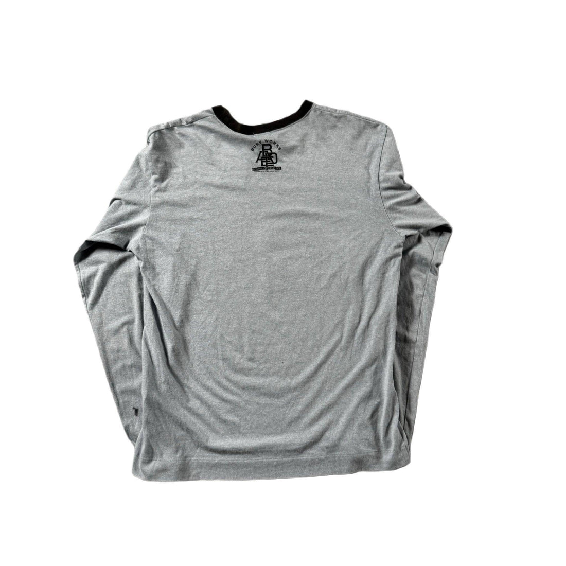 Grey A Bathing Ape (BAPE) Long Sleeve Tee - M