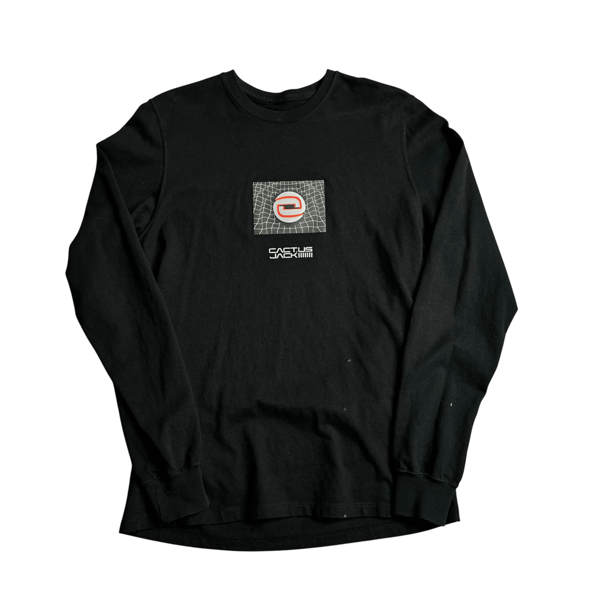 Black Travis Scott (Cactus Jack) Long Sleeve Tee - M