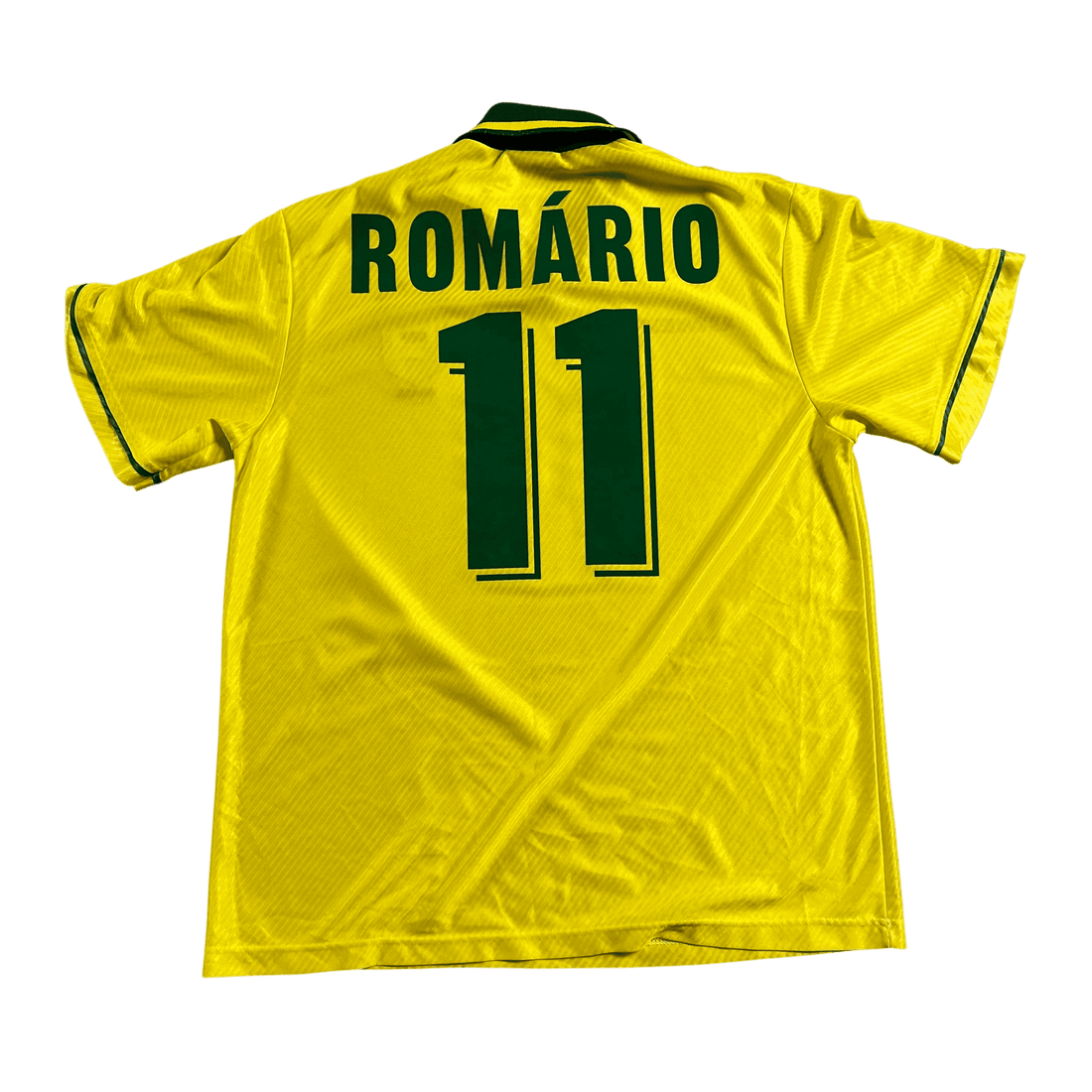 1994 - 96 Brazil Home 'Romario' Shirt - L