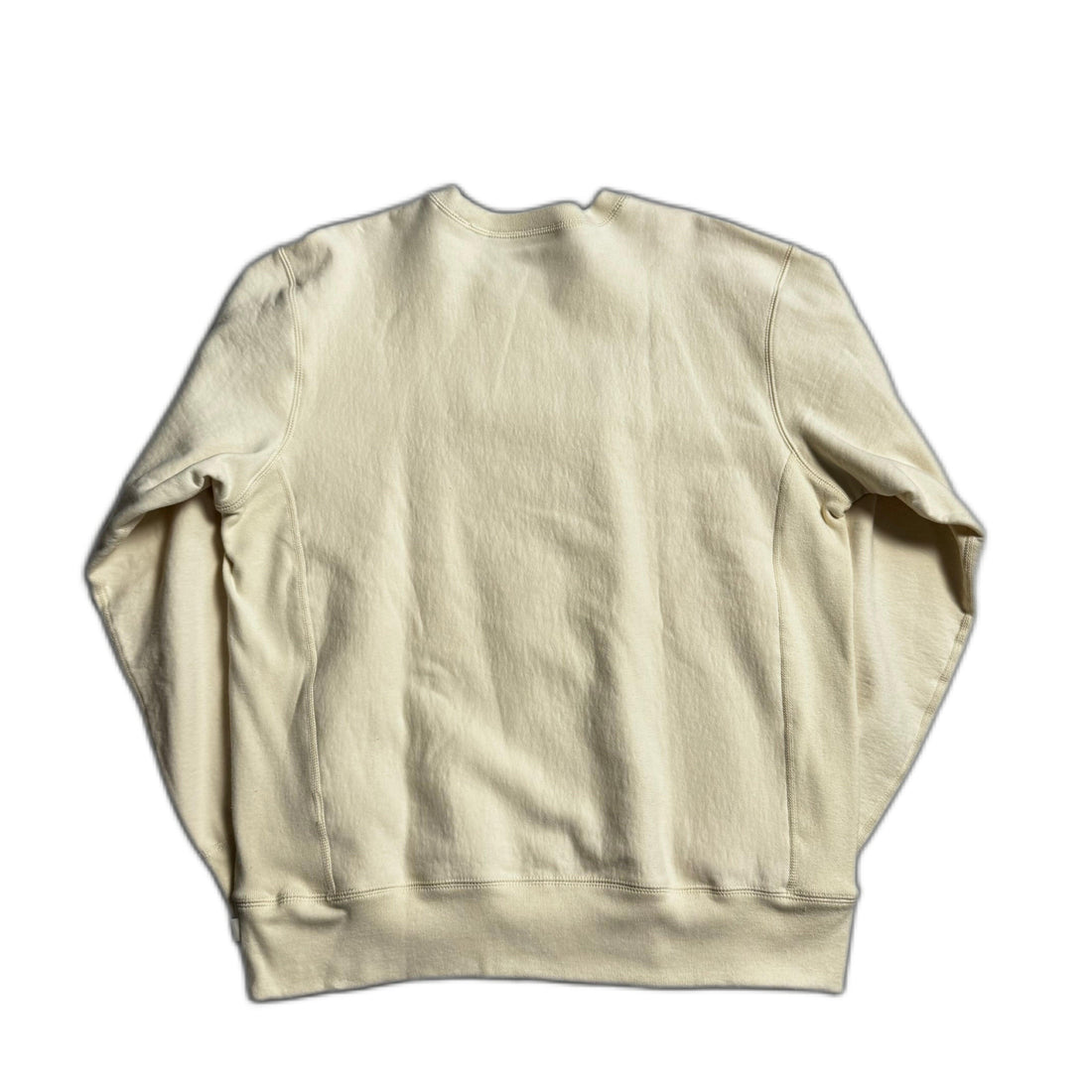 Brand New Cream Supreme Box Logo Sweatshirt - XL