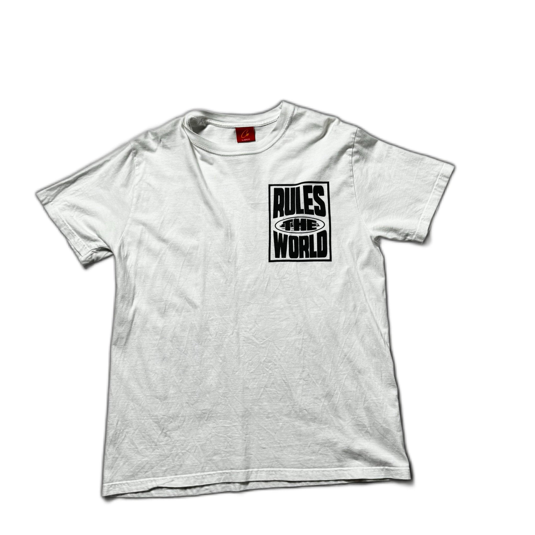 White Corteiz Tee - L