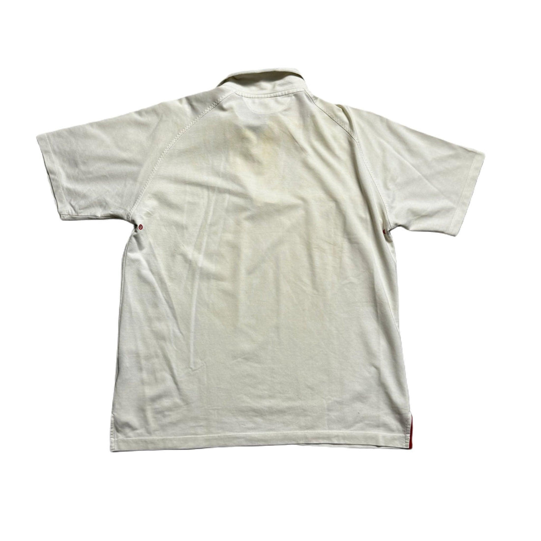 Vintage White Prada Polo Shirt - M