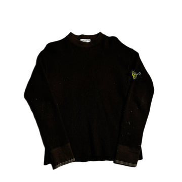 Vintage Black Stone Island Sweatshirt - L