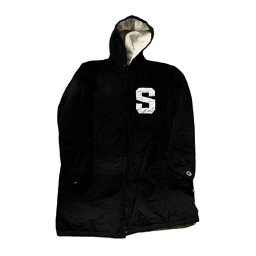 Black Stussy Sport x Champion Jacket - L