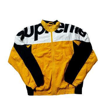 Yellow, Black + White Supreme Jacket - L