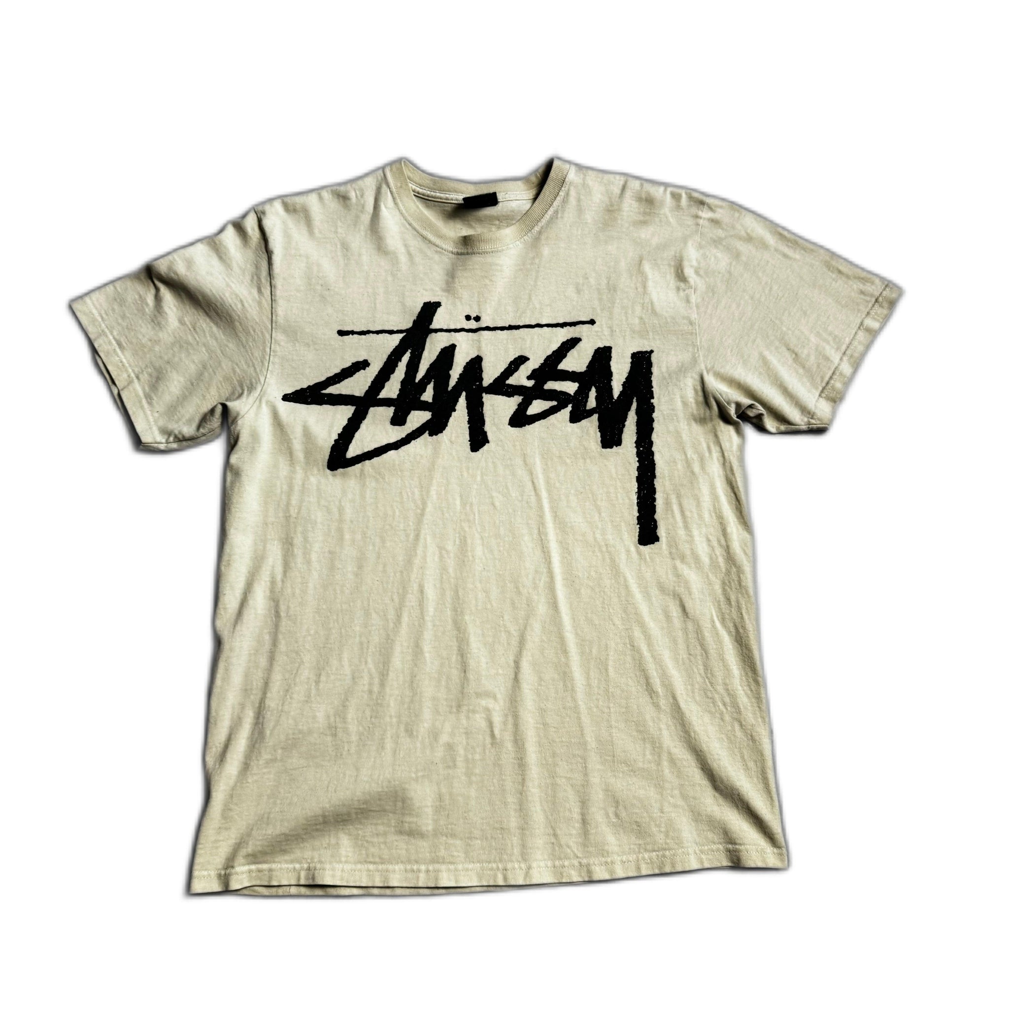 Beige Stussy Tee - M