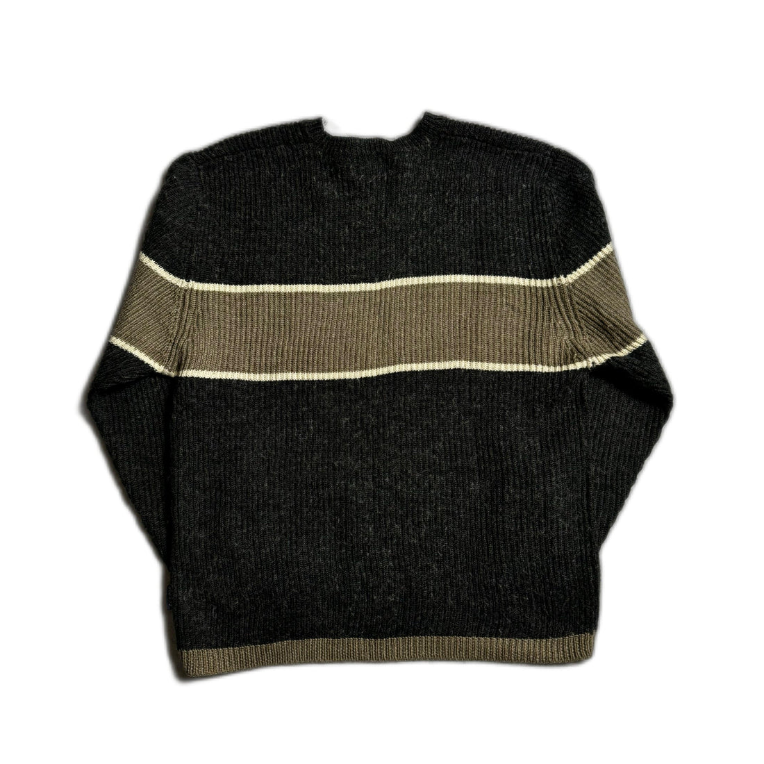 Black Stussy Knitted Sweatshirt - XL