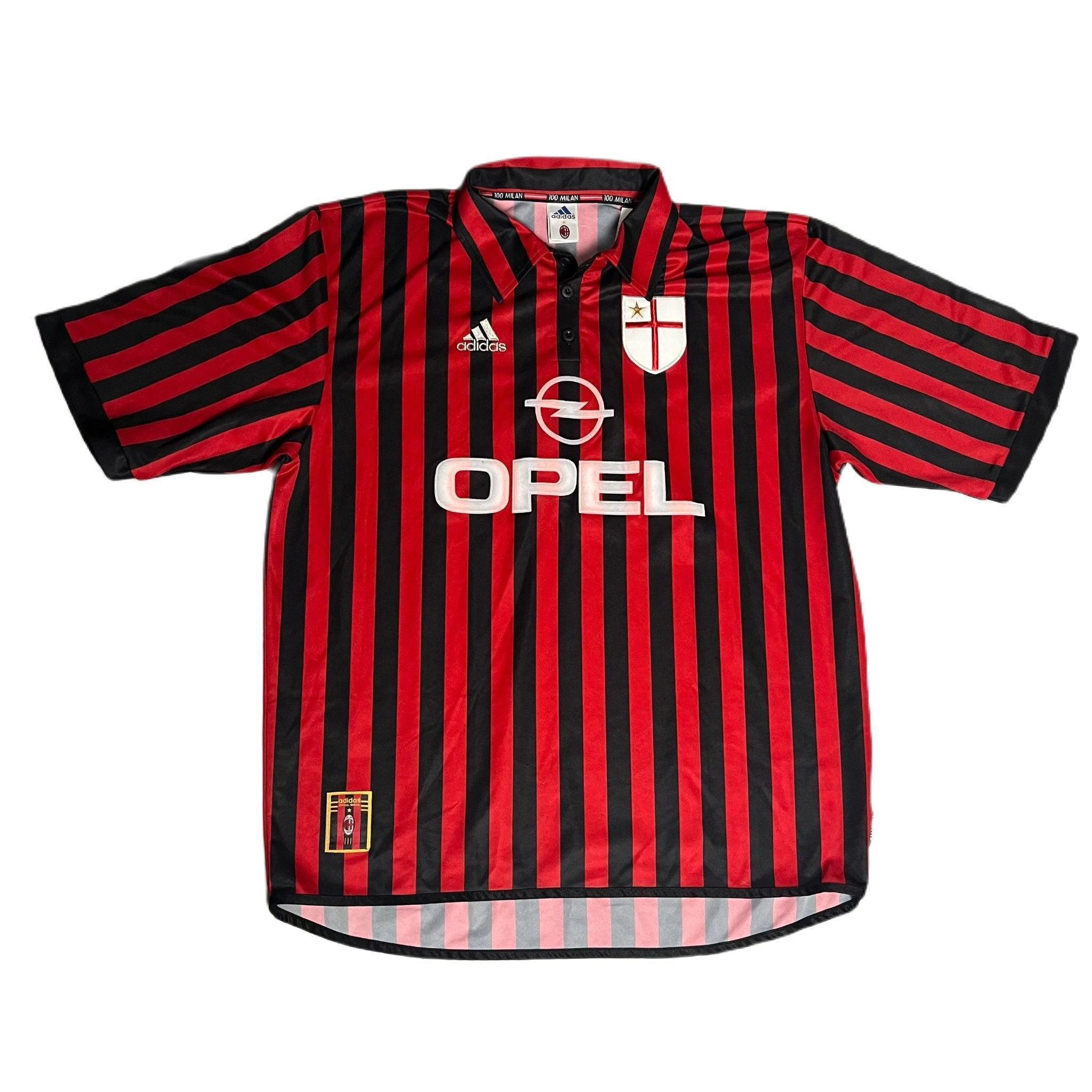 1999 - 00 AC Milan Centenary Home Shirt - XL